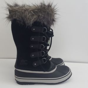 Sorel Joan of Arctic waterproof suede black boots